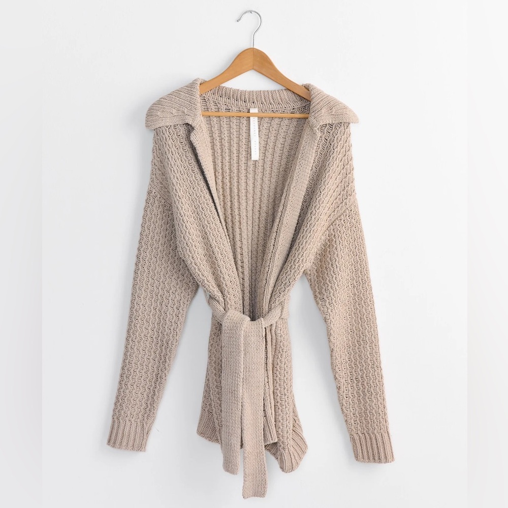 LAUREN MANOOGIAN Rack Cardigan in Sisal